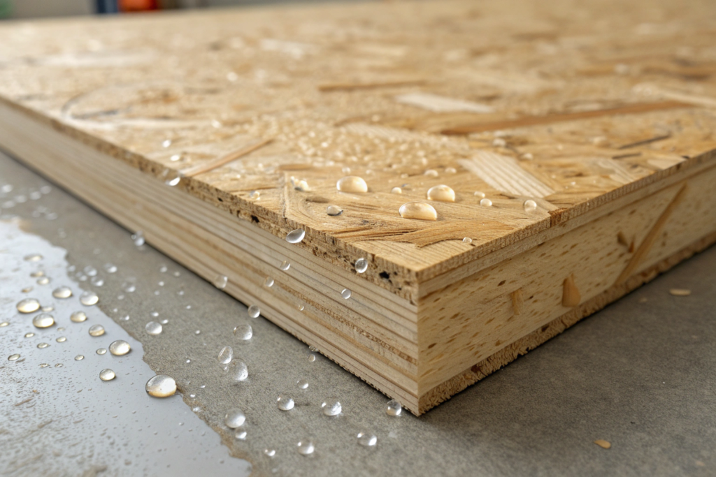 Is OSB ruined if it gets wet?