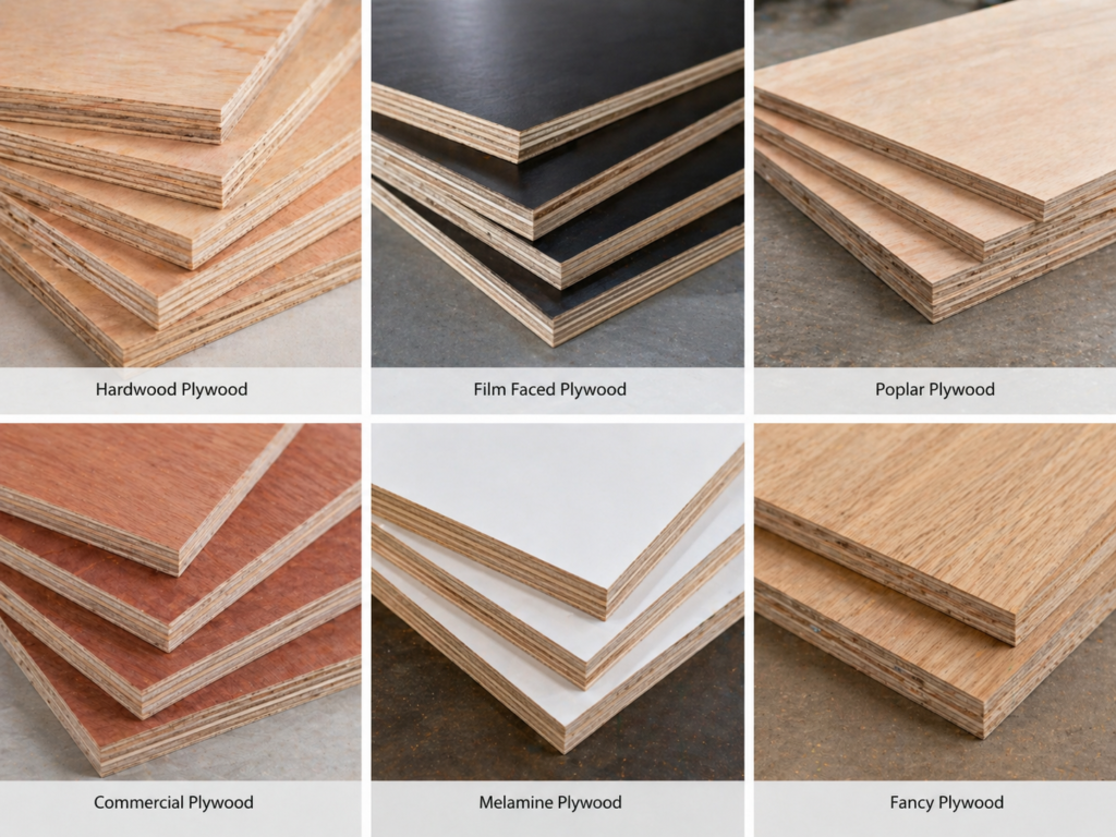 hardwood plywood sheets for furniture and construction applications