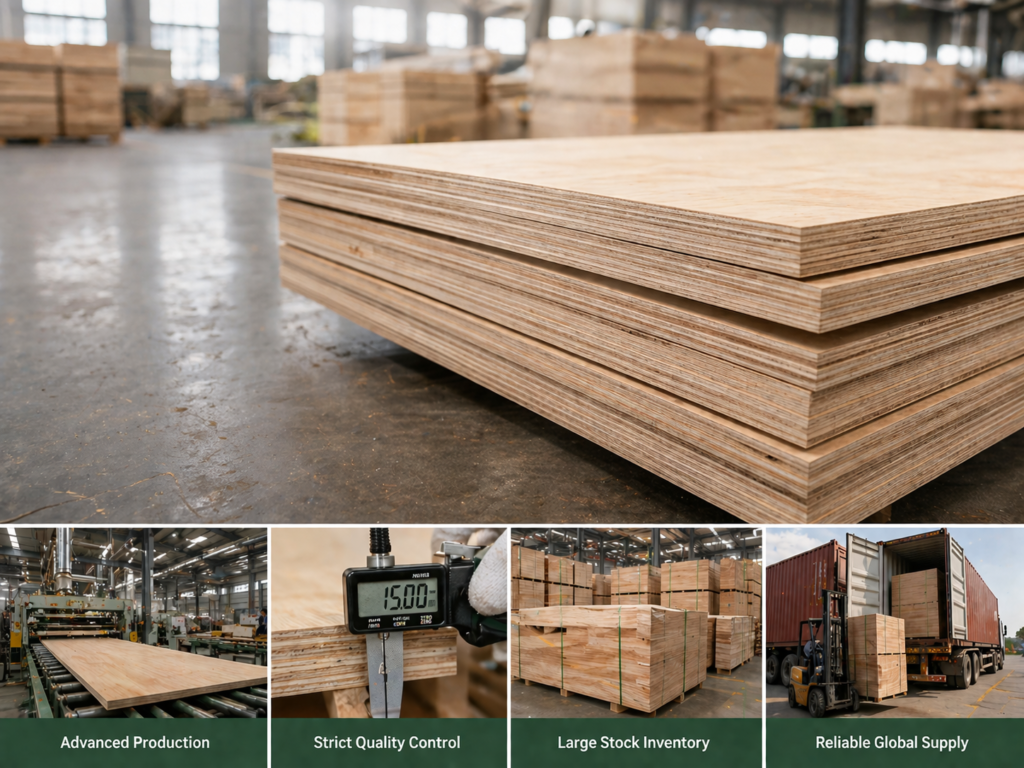 high performance plywood for construction projects with stable quality and bulk supply